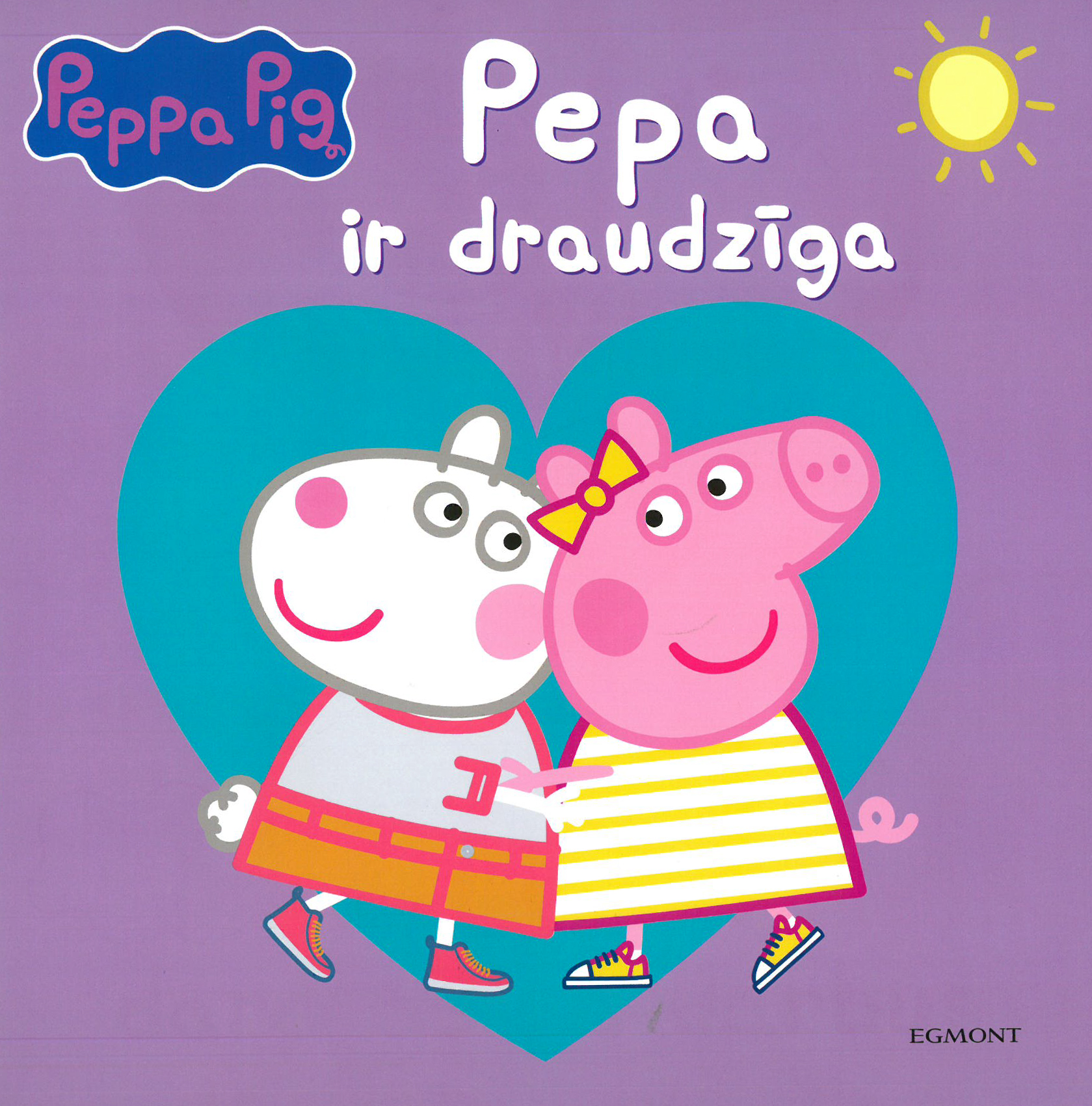 Peppa ir draudzīga. Peppa Pig