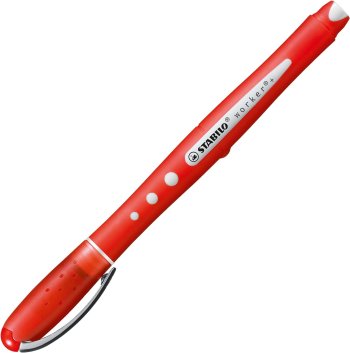 Tintes pildspalva STABILO worker+ colorful, sarkana