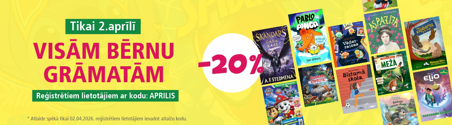 Bērnu grāmatu diena! ATlaide -20%