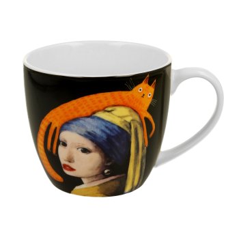 Krūze 460 ML Cats World - Girl with a cat