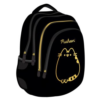 Mugursoma- PUSHEEN GOLD, 42 x 31 x 22cm