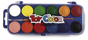 Akvareļkrāsas 12 kr/ Toy color