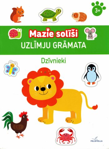Mazie solīši. Dzīvnieki. Uzlīmju grāmata