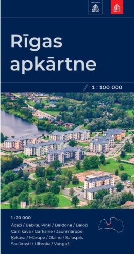 Rīgas apkārtne ( karte) 1:100 000