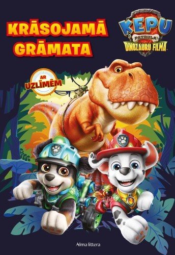 Ķepu patruļa. Dinozauru filma Ar uzlīmēm
