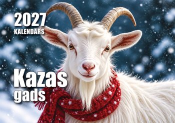 Kalendārs 2027 Kaza A5