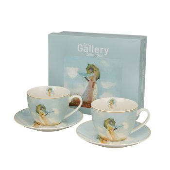 Divas krūzes ar apakštasēm Women with Parasol- C. Monet