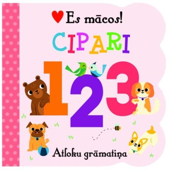 Es mācos Cipari Atloku grāmatiņa