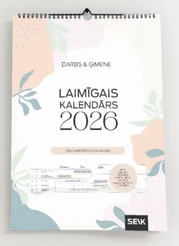 Laimīgais sienas kalendārs 2026 Darbs un mājas A3