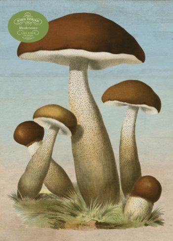 John Derian Paper Goods: Mushrooms 1,000-Piece Puzzle by John Derian