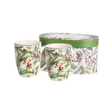 Divas krūzes Christmas Leaves
