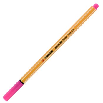 Tintes pildspalva STABILO POINT |0.4 mm| Neona rozā | 88/056