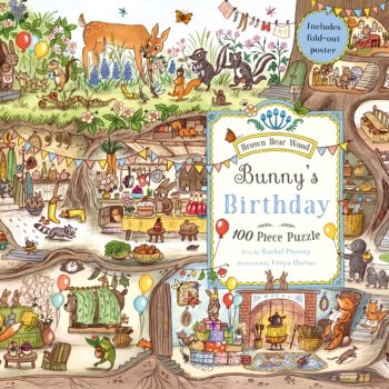 Bunny's Birthday Puzzle : A Magical Woodland (100-piece Puzzle) by Rachel Piercey and Freya Hartas