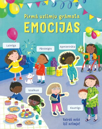 Emocijas. Pirmā uzlīmju grāmata