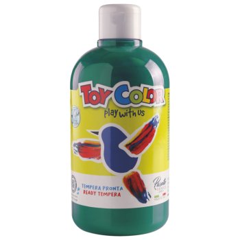 Tempera krāsa ToyColor - superwashable |500ml| Zaļa