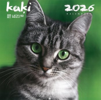 Kalendārs 2026 kaķi ( kvadrāts)