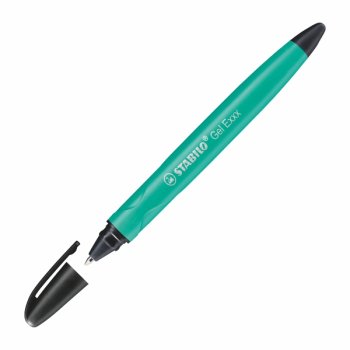 Dzēšama gēla pildspalva STABILO Gel Exxx | 0.5mm| Zaļa