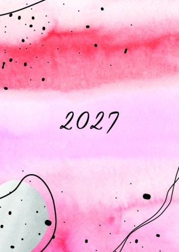 Laimīgo mirkļu plānotājs 2027 Rozā