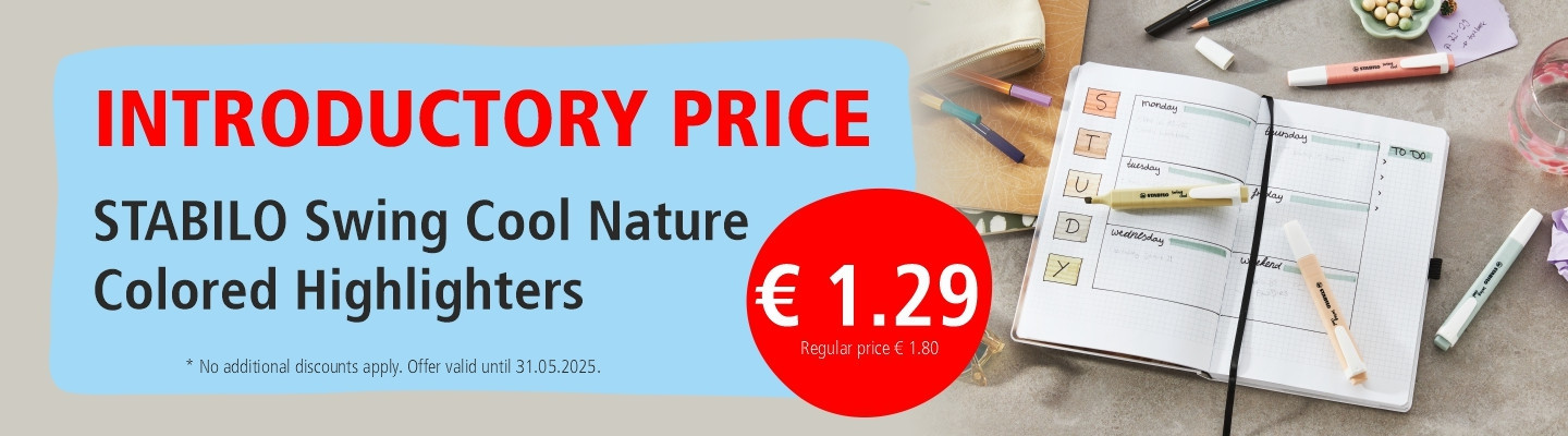 INTRODUCTORY PRICE STABILO swing cool Colored Highlighters