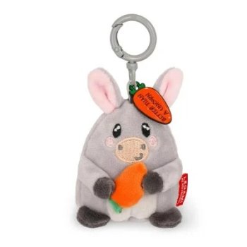 Plīša atslēgu piekariņš - DONKEY
