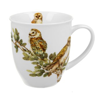 Krūze 400 ML Birds World - barn Owls