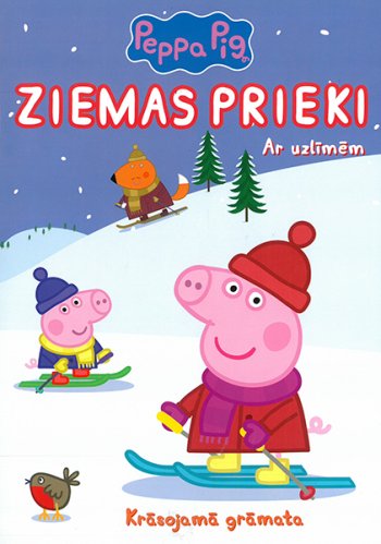 Peppa Pig. Ziemas prieki. Krāsojamā grāmata