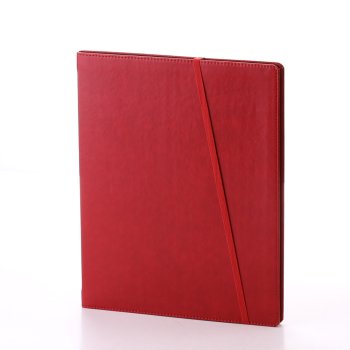 Dienasgrāmata Advocate Trend Maklīgā āda sarkans