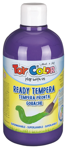 Tempera krāsa ToyColor - superwashable |500 ml| Violeta