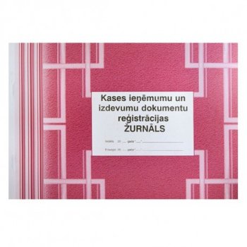 Kases ieņēmumumu un izdevumu žurnāls A4