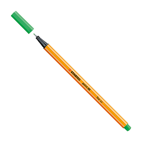 Tintes pildspalva STABILO POINT |0.4 mm|Smaragdzaļa|