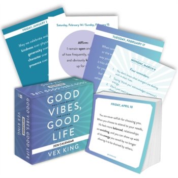 Good Vibes, Good Life Calendar 2026 : Daily Inspiration for Living Your Best Life
