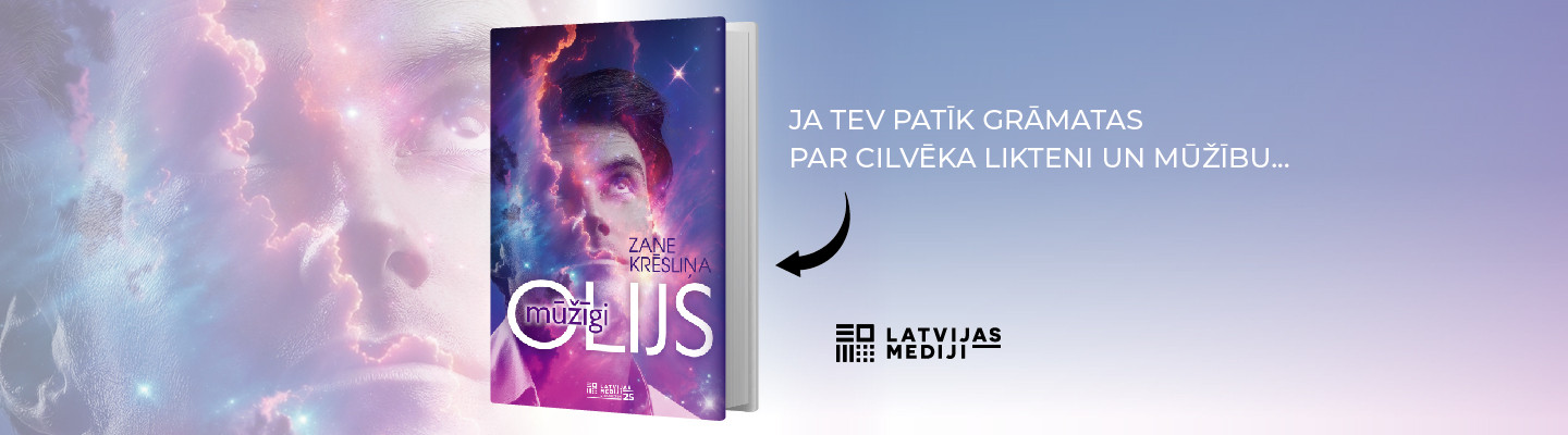 Zanes Krēsliņas jaunākais romāns ''Mūžīgi Olijs''