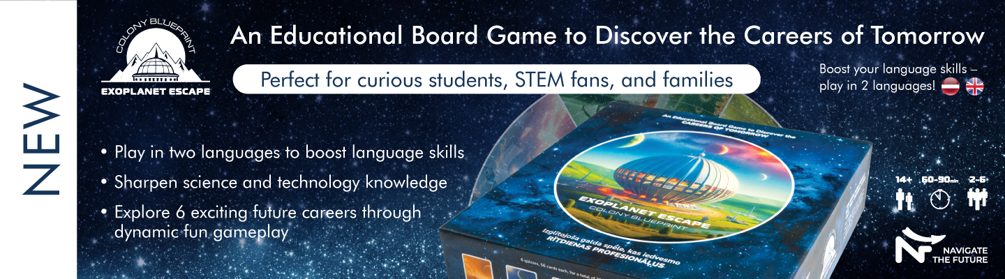 STEM UP!  is a new a smart quiz game to strengthen your STEM skills.  Designed and developed in Latvia.