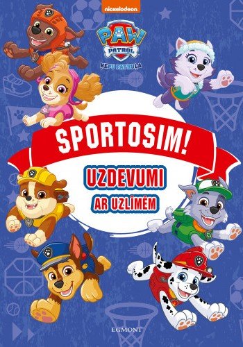 Paw patrol. Sportosim. Uzdevumi ar uzlīmēm
