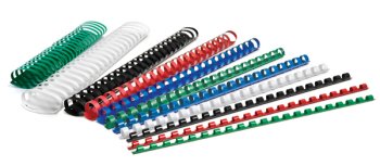 Plastmasas spirāle 8mm 45 lapām melna 1gab GNP