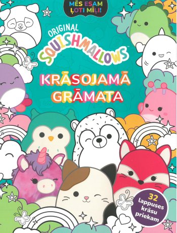 Squishmallows. Krāsojamā grāmata