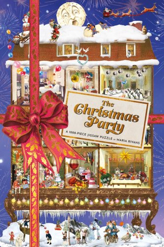 The Christmas Party : A 1000-Piece Jigsaw Puzzle by Maria Rivans