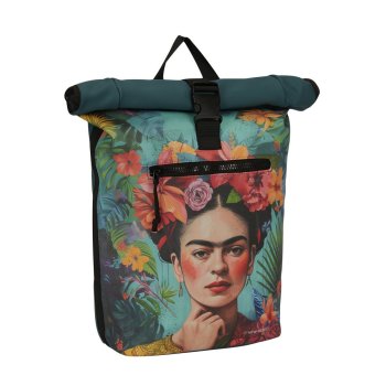Mugursoma - NEW REBELS, Flowerhead, Rolltop Backpack, New York.,16L