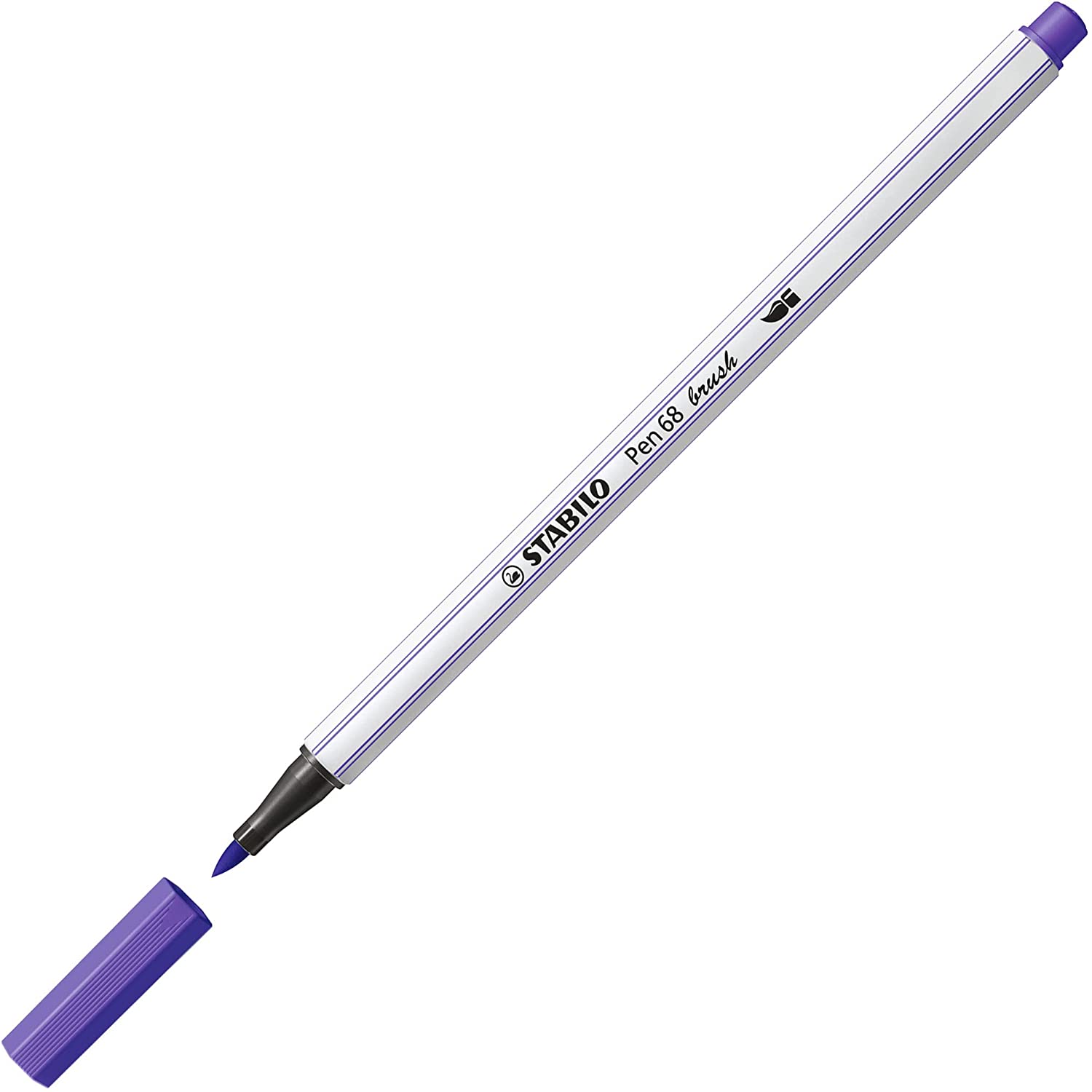 Pildspalvu komplekts STABILO Pen 68 Brush ARTY |24 krāsas