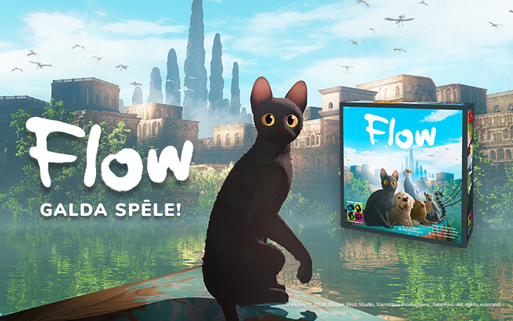 The board game "Flow" brings the unique atmosphere of the film "Straume" to life in a whole new way.