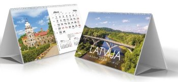 Galda kalendārs 2026 Latvija