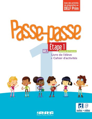 Passe-passe 1 (A1.1), Etape 1 – Livre + Cahier + didierfle.app
