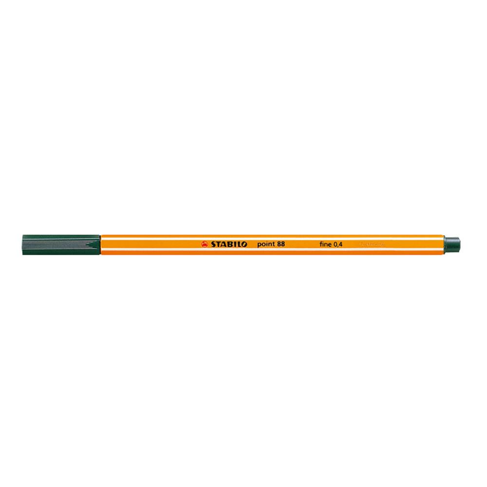 Tintes pildspalva STABILO POINT|0.4 mm| Olīvzaļa | 88/63