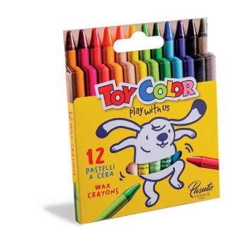 Vaska krītiņi ToyColor 12 krāsas