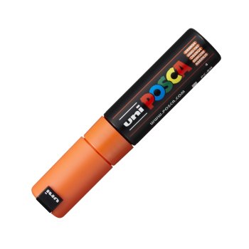 Marķieris ūdens bāzes UNI Posca PC-8K oranžs(4)