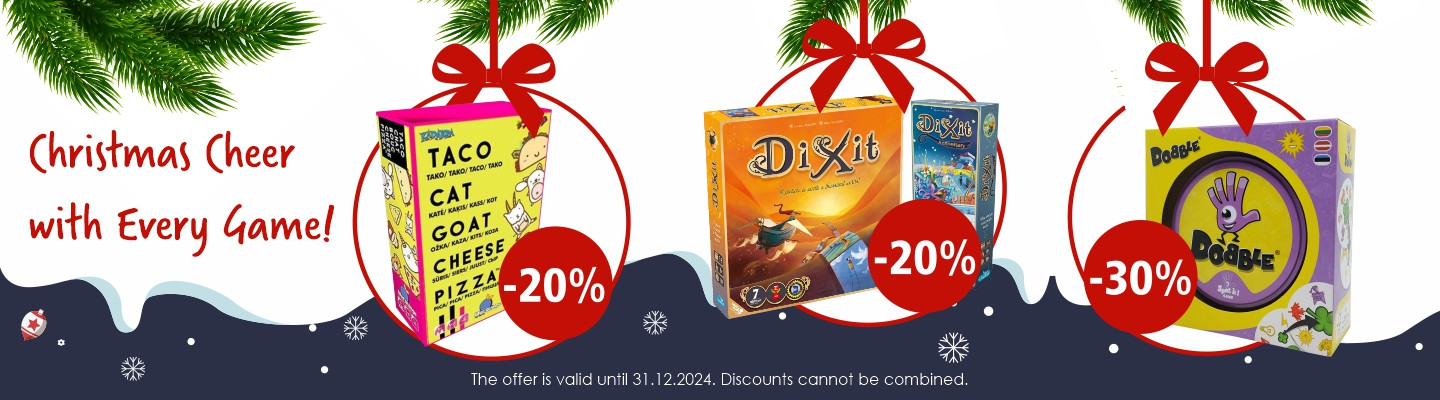 Discount on board games up to 30%