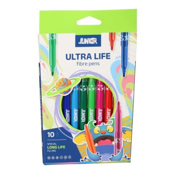 Flomāsteri 10 krāsas, ULTRA LIFE, Junior