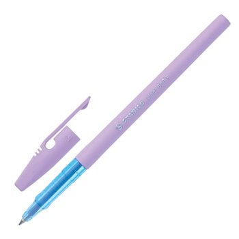 Lodīšu pildspalva STABILO Pastel LINER Lillā |0.38 mm| tinte zila