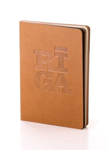 Piezīmju grāmata Riga Original x BALTS, brūns