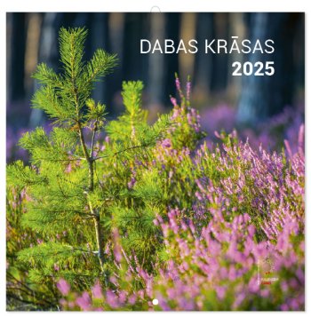 Kalendārs 2025. Dabas krāsas (kvadrāts)